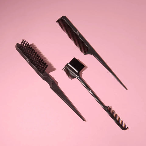 Carbon Fiber Comb Set -Three-Piece Precision Styling