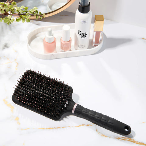 Detangling Paddle Brush - Nylon Bristles with Boar